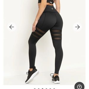 BlackMilk Sporty Stripes Ninja Legging